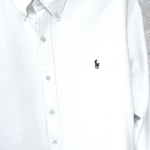 Ralph Lauren Classic Fit Oxford Button Down Shirt White Men's XXL - Picture 9 of 9